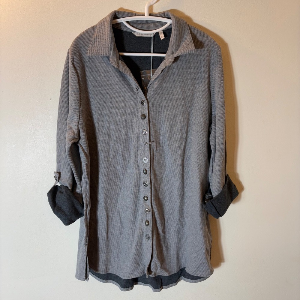 Soft Surroundings Sydney Shirt Tunic Size XL